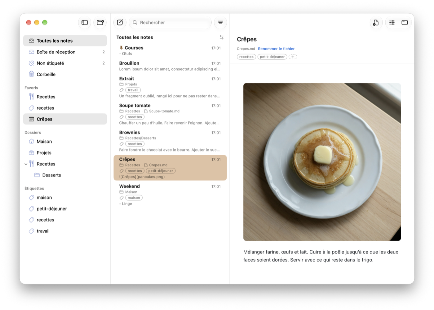 La bibliothèque Shokonotes sur Mac